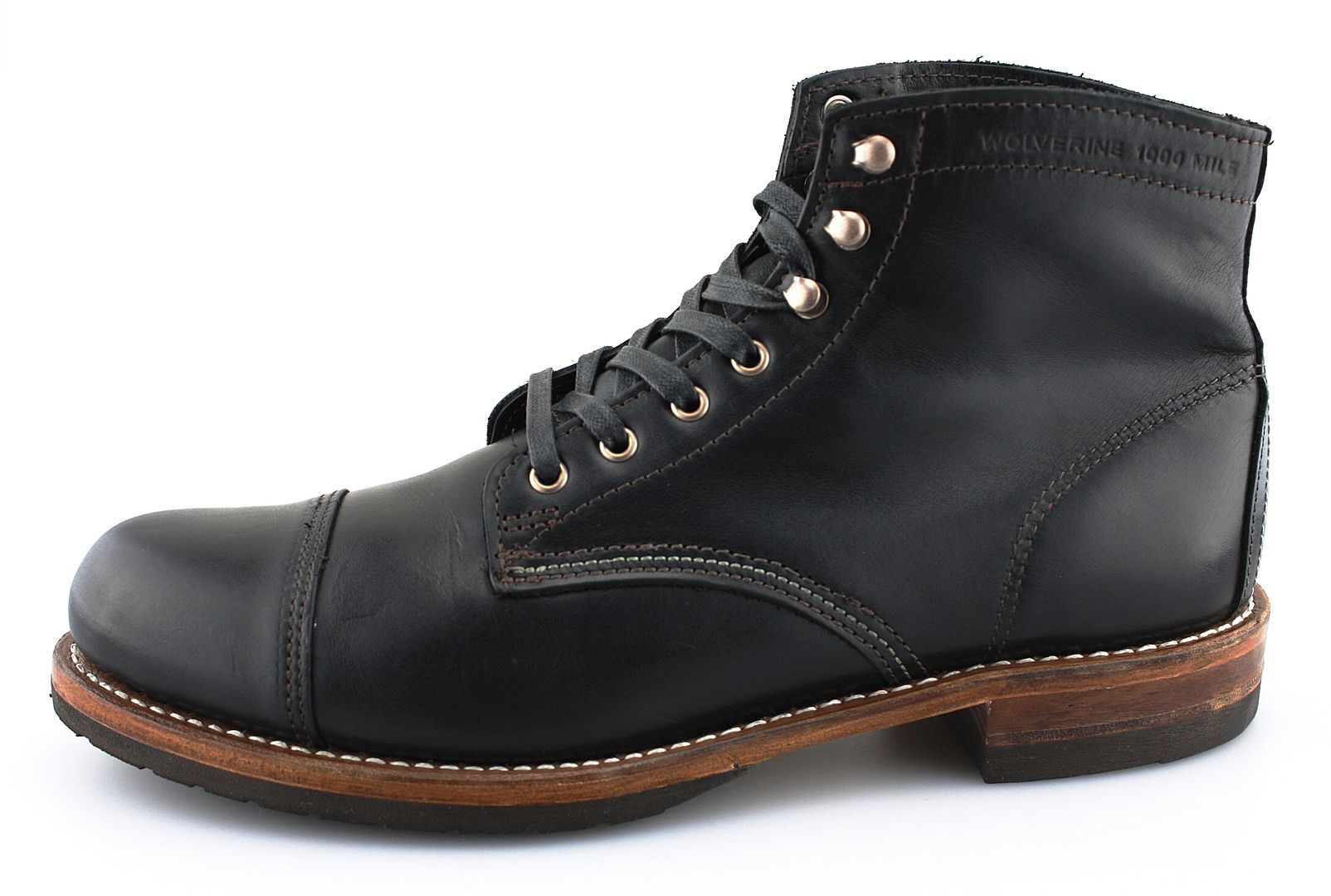 wolverine 1000 mile cap toe